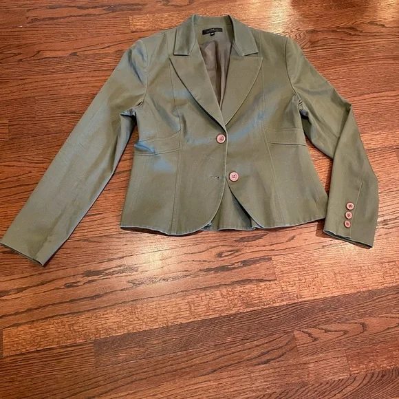 Womans khaki blazer - Picture 2 of 10